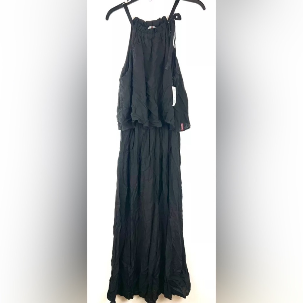 Hard Tall Women’s Black Sleeveless Maxi Dress Size Small